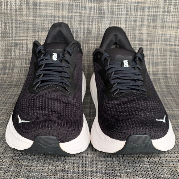 Hoka Women's Arahi 7 Black and White Sneakers Running Shoes Size 11 - Picture 4 of 14